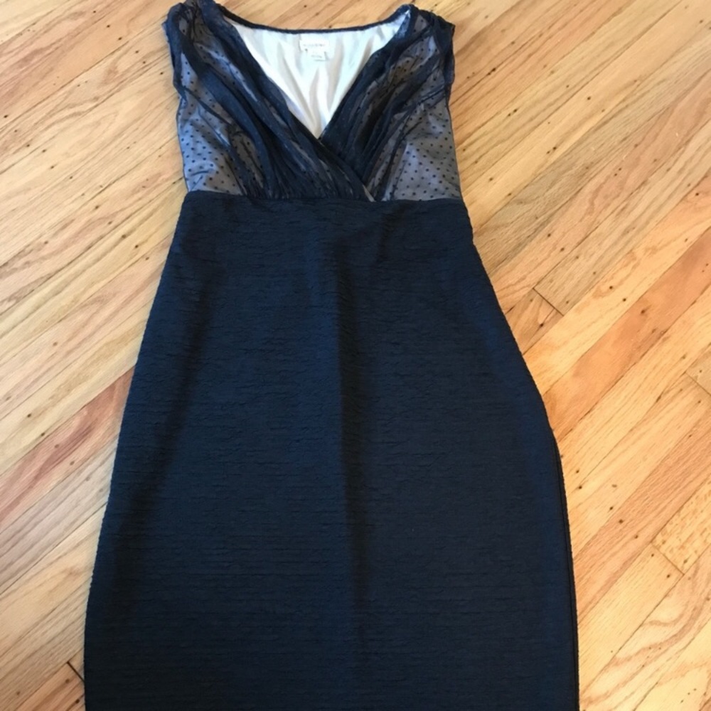 Motherhood maternity black dress large